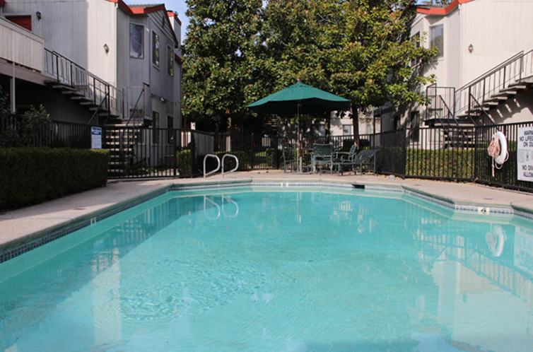 This photo is the visual representation of fun & fitness at Willow Run Apartments.